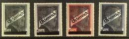 1945 Unissued Bars Overprints On Hitler Stamps Of Germany With Diagonal "Osterreich", 1rm To 5rm Complete Set, Michel Va - Other & Unclassified