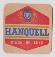 ANCIEN SB "  HANQUELL" De LA BRASSERIE UNION à JUMET  - CHARLEROI  !!! - Beer Mats