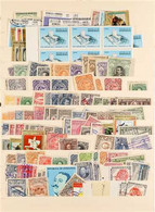 1865-1970's INTERESTING COLLECTION/ACCUMULATION On Leaves & Stock Pages In A Binder, Mint & Used Stamps, Includes Variou - Honduras