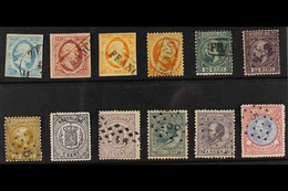 1852-1891 FINE / VERY FINE USED All Different Selection Of Better Values, Comprises 1852-63 Set (all Four Margins); 1864 - Sonstige & Ohne Zuordnung