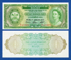 Belize 1 $ Dollar 1976 Queen Elizabeth II Pick # 33c - Unc - Belize