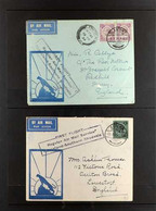 1934 FIRST FLIGHT COVERS A Pair Of Covers To England Each Bearing "FIRST FLIGHT Regular Air Mail Service Nyasaland-South - Nyassaland (1907-1953)