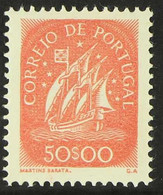 1943 50E Red Caravel (Michel 662, SG 958) Never Hinged Mint, Very Fresh. For More Images, Please Visit Http://www.sandaf - Other & Unclassified