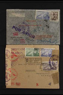 1937-1945 CENSORED COVERS COLLECTION An Interesting Collection Of Covers Addressed To Various European Destinations Pres - Other & Unclassified