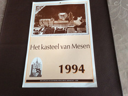 Oude Kalender Het Kasteel Van Mesen 1994. Lede - Historical Documents