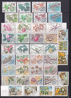 MONACO - 1980/1989 - PREOBLITERES FLORE / ARBRES FRUITIERS - YVERT N°66/105 ** MNH - COTE = 71 EUR. - Preobliterati