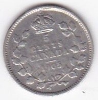 Canada, 5 Cents 1905 Edward VII, En Argent - Canada