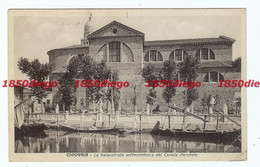 CHIOGGIA - LA BALAUSTRATA SETTECENTESCA DEL CANALE PEROTOLO F/PICCOLO VIAGGIATA   ANIMAZIONE - Chioggia