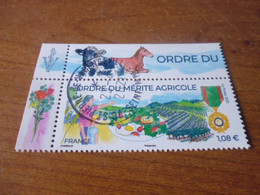 5475 OBLITERATION RONDE  SUR TIMBRE NEUF MERITE AGRICOLE - Usati