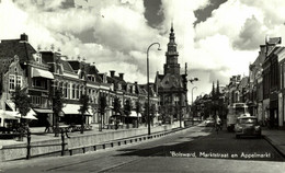 BOLSWARD MARKTSTRAAT EN APPELMARKT   Friesland  HOLLAND HOLANDA NETHERLANDS - Bolsward