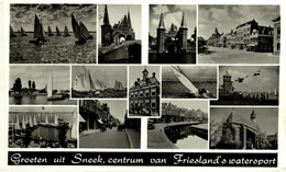 GROETEN UIT SNEEK CENTRUM VAN FRIESLAND'S WATERSPORT   Friesland  HOLLAND HOLANDA NETHERLANDS - Sneek