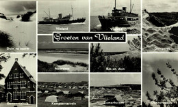 GROETEN UIT VLIELAND DUIN NA STORM VLIELAND DUINPARTIJ BOS EN DUIN NOORDZEE    Friesland  HOLLAND HOLANDA NETHERLANDS - Vlieland