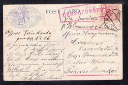 JAP1-51 OPEN LETTER FROM JAPAN TO CZHEKOSLOVAKIA WITH THE CENZURA MARK. - Lettres & Documents