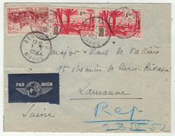 France Ex-colonies // Maroc // Lettre Par Avion Pour La Suisse (Lausanne) - Covers & Documents