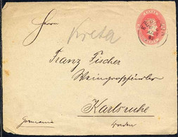 ΚΕΡΚΥΡΑ - CORFOU - GRECE - GREECE / 1892 DEVANT D'ENTIER POSTAL POUR L'ALLEMAGNE  (ref 8288) - Postal Stationery