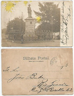 Brazil Paraná 1904 Postcard monument Marechal Floriano Peixoto In Curitiba Sent To Rio Grande - Curitiba