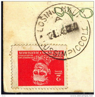 JUGOSLAVIA - ISTRIA - ZONA B - ERROR - Postmark "LOSINJ MALI - LUSSIMPICCOLO" - 1946 - EXTREM RARE - Storia Postale