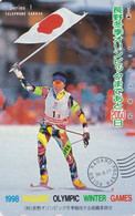 TC JAPON / 270-00807 - JEUX OLYMPIQUES NAGANO - OLYMPIC GAMES - Sport SKI - JAPAN Free Phonecard - Jeux Olympiques