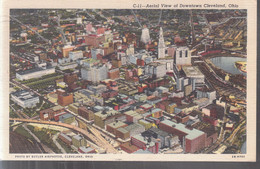 Cleveland - Aerial View Of Downtown Cleveland - Cleveland