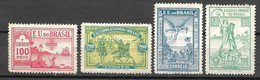 Brasil Brazil 1900 - 4º Centenário Da Descoberta Do Brasil - Set Completo RHM C 01-C 04 - Unused Stamps