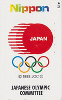 TC JAPON / 110-016 - SPORT - JEUX OLYMPIQUES NAGANO  - JAPANESE OLYMPIC GAMES COMMITEE JAPAN Phonecard - Olympische Spelen
