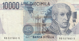 BANCONOTA ITALIA LIRE 10000 VOLTA VF (HB355 - 10000 Lire
