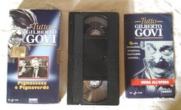 PIGNASECCA E PIGNAVERDE TUTTO GILBERTO GOVI VHS BIANCO NERO DIALETTO GENOVESE+LIBRETTO - Commedia
