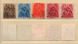 Ungarn 1938 MiNr.: 552/53; 556; 558; 568 Gestempelt; Hungary Used - Autres & Non Classés