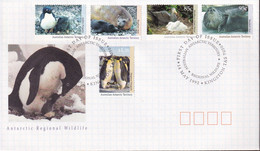 Australian Antarctic Territory 1992 SC L83-86,87 FDC - FDC