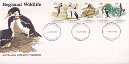 Australian Antarctic Territory 1983 Wildlife SC L55 FDC - FDC
