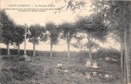 89-SAINT-CLEMENT- CELEBRE AUTREFOIS PAR SON PELERINAGE DU MERCREDI APRES PÂQUES EN MEMOIRE DE STE COLOMBE - Saint Clement