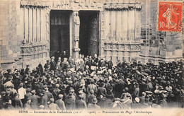 89-SENS- INVENTAIRE DE LA CATHEDRALE 1905 PROTESTATION DE MGR L'ARCHEVÊQUE - Sens