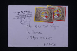 POLYNÉSIE - Enveloppe Du Collège De Mataura Tubuai Par Avion Pour La France En 2000 - L 97833 - Briefe U. Dokumente