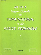 Revue Internationale De Criminologie Et De Police Technique, Volume XXII, N°3 (juillet-septembre 1968) : La Loi De L'imi - Autre Magazines