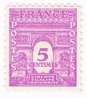France, N° 620 - Gouvernenment Provisoire - Arc De Triomphe - 1944-45 Triomfboog