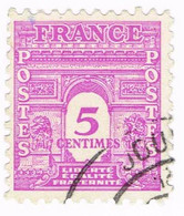 France, N° 620 Obl. - Gouvernenment Provisoire - Arc De Triomphe - 1944-45 Triomfboog