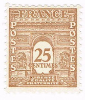France, N° 622 - Gouvernenment Provisoire - Arc De Triomphe - 1944-45 Triomfboog