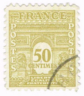 France, N° 623 Obl.  - Gouvernenment Provisoire - Arc De Triomphe - 1944-45 Triomfboog