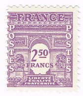 France, N° 626 - Gouvernenment Provisoire - Arc De Triomphe - 1944-45 Triomfboog