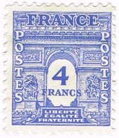 France, N° 627 - Gouvernenment Provisoire - Arc De Triomphe - 1944-45 Triomfboog