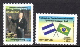 Honduras A 1286/87 Brasil , Drapeaux - Timbres