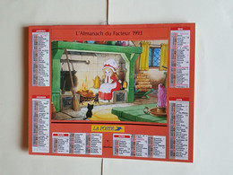 CALENDRIER   OBERTHUR  1993    COMTES    DEPT  17 - Grand Format : 1991-00