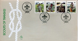 Transkei South Africa Official FDC # 1.26 - Scout Movement - Transkei