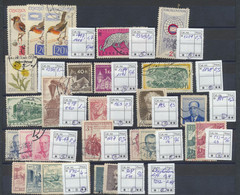 5012 Czechoslovakia Tschechoslowakia Set Of Different Stamps Birds Fauna Railway Etc - Other & Unclassified