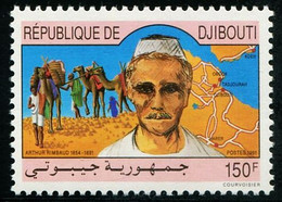 AS7162 Djibouti 1991 Explorer And Map 1V - Timbres