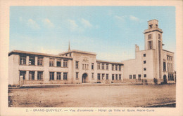 76 - LE GRAND QUEVILLY / VUE D'ENSEMBLE - HOTEL DE VILLE ET ECOLE MARIE CURIE - Le Grand-quevilly