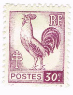 France, N° 631 - Série D'Alger - Type Coq - 1944 Coq Et Marianne D'Alger