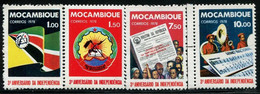 AS7183 Mozambique 1978 National Flag, National Emblem, National Anthem 4V - Timbres