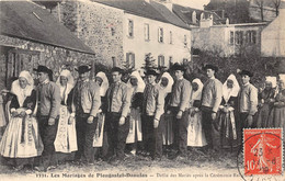 29-PLOUGATEL-DAOULAS- LES MARIAGES DE PLOUGASTEL-DAOULAS- DEFILE DES MARIES APRES LA CEREMONIE RELIGIEUSE - Plougastel-Daoulas