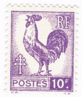 France, N° 646 - Série D'Alger - Type Coq - 1944 Coq Et Maríanne D'Alger